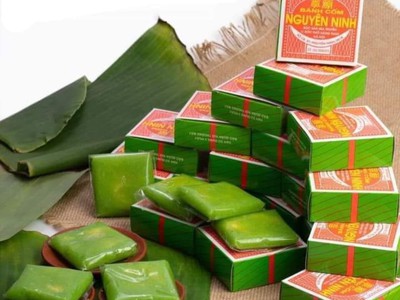 Cung cấp Bánh cốm Nguyễn Ninh Bánh xu xê nhân cốm xào dừa Bánh xu xê ngũ sắc nhân đỗ Bánh mochi cốm 0