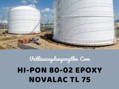 Hi-Pon 80-02 Epoxy Novalac TL 75   Sơn Phủ Epoxy Cho Bồn Hóa Chất 0