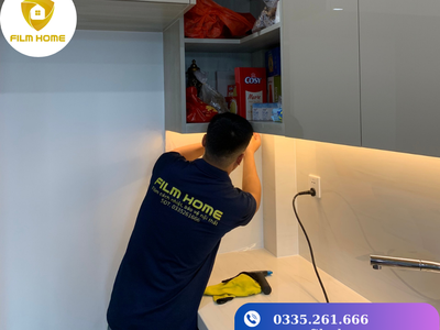 Dán phim bảo vệ nội thất nhà bếp 4