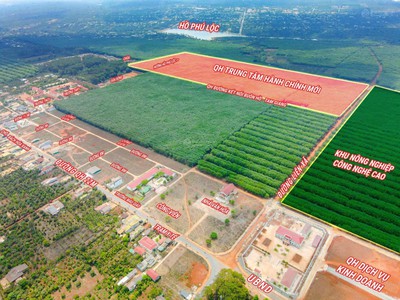 Đất đấu giá trung tâm uỷ ban Phú Lộc - Đăk Lăk - Chỉ từ 5 triệu/m 3