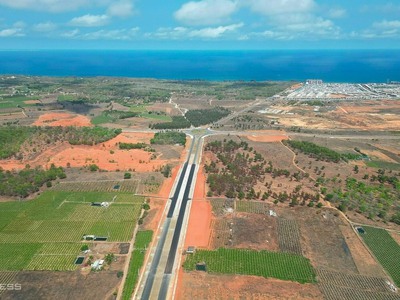 Bán mảnh đất mặt tiền đường dẫn cao tốc km 14 hướng lên sài gòn   trạm dừng chân cao tốc 4