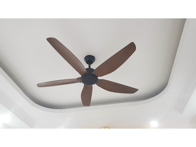 Thanh lý quạt trần 5 cánh nhựa ABS new 100 1
