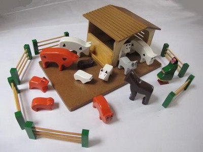 Bộ đồ chơi nông trại gia súc cho bé 0