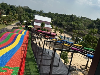 Cung cấp thi công lắp đặt: Đường trượt phao khô, Máng Trượt cầu vồng 6