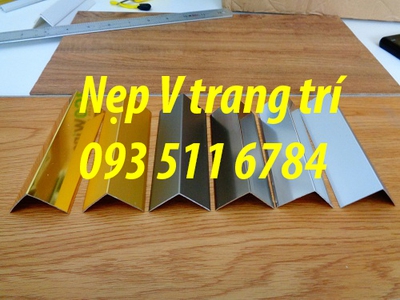 Bán nẹp V nhôm Cung cấp nẹp V Inox trang trí 3