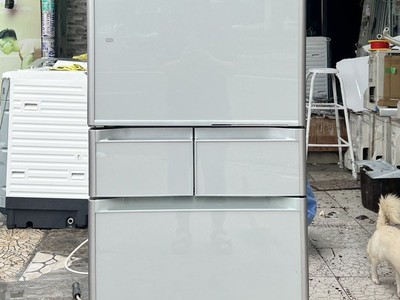 Tủ lạnh 5 CÁNH HITACHI R-S4700D date 2014 mặt gương xám xanh đẹp leng keng 0