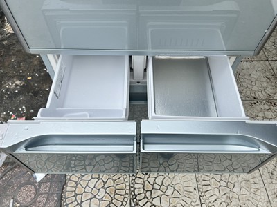 Tủ lạnh 5 CÁNH HITACHI R-S4700D date 2014 mặt gương xám xanh đẹp leng keng 4