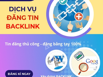 Dịch Vụ Đăng tin SEO Backlink - Bảng giá đăng tin Backlink SEO 0