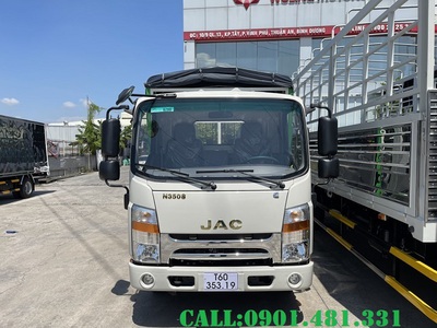 Chuyên bán xe tải Jac N350S thùng bạt bửng nhôm mới 2024 0