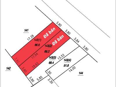 Bán nhanh lô đất hoa hậu 51,8m2 đối diện đấu giá văn quán, đỗ động, thanh oai. giá 3xtriệu 0