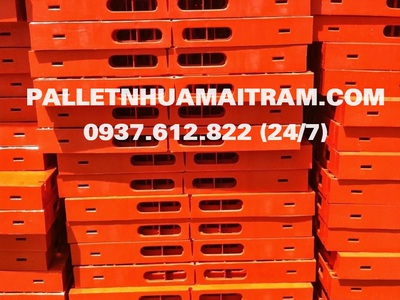 Mua bán pallet nhựa cũ Tiền Giang chất lượng uy tín 9