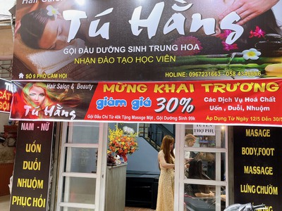 Chính chủ cần sang nhượng tiệm tóc tại hà nội   địa chỉ: số 9 cảm hội , đống mác 0