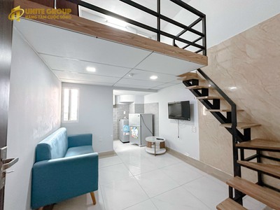 Căn hộ q7, đường huỳnh tấn phát,ban công,full nộithất giờ giấc tự do, view vườn 0