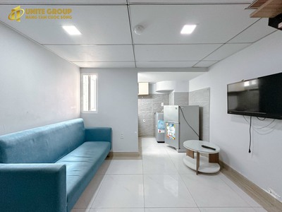 Căn hộ q7, đường huỳnh tấn phát,ban công,full nộithất giờ giấc tự do, view vườn 4