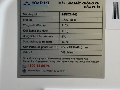 Pass rẻ Máy làm mát không khí hoà phát 25 lít 3