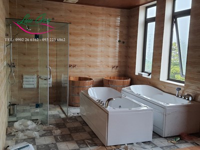 Lắp đặt phòng xông hơi gia đình giá rẻ tại đông hưng, thái bình 11