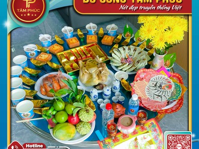 Mâm cúng Nhập Trạch - Vào Nhà Mới trọn gói. 1