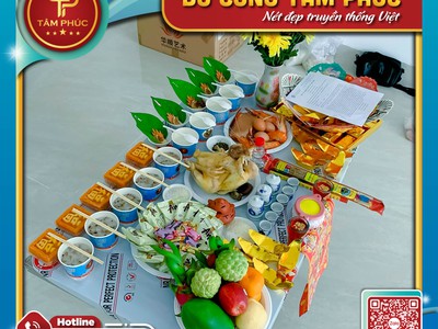 Mâm cúng Nhập Trạch - Vào Nhà Mới trọn gói. 2