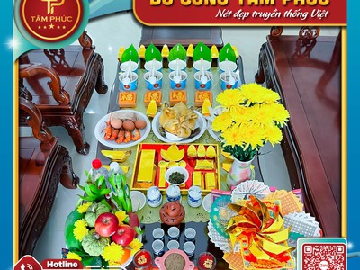 Mâm cúng Nhập Trạch - Vào Nhà Mới trọn gói. 4