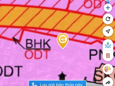 Bán liền kề Đại Mỗ sổ đỏ 100m2 chỉ 112tr/m2 đất đường ô tô tránh đường quy hoạch 40m 5