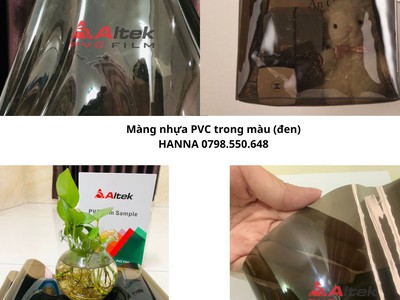 Màng nhựa pvc trong đen giá tốt tại kho 0