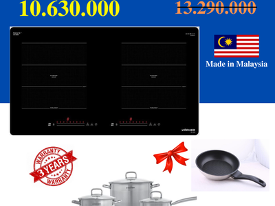 Bếp từ đôi Kocher DI- 669: an toàn tuyệt đối, nấu ăn nhanh chóng 0