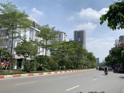 Bán nhà mặt phố hoàng quốc việt, cầu giấy, dt160m2, mt10m,vỉa hè 8m 1