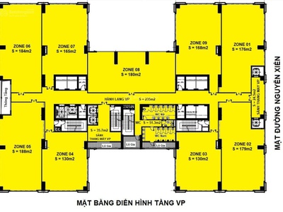 Cho thuê mặt bằng làm bi - a diện tích 500m2 đến 1000m2 không cột tòa housinco đường nguyễn xiển 3
