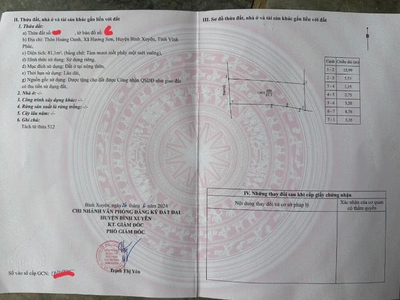 Bán nhà cạnh KCN Bình Xuyên, Vĩnh Phúc. Nhà cấp 4 Giá 1,48 tỷ 1