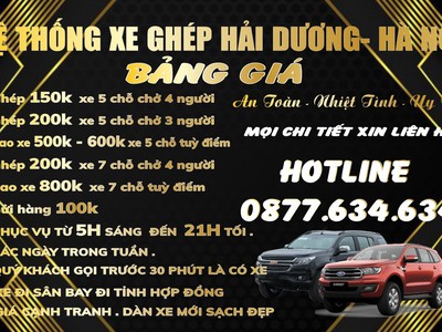 Xe Ghép Hà Nội Hải Dương 150k 4