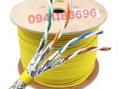 Cáp SFTP Thang Máy Mạng LAN Cat7- Cat8 xoắn đôi, siêu chống nhiễu 7