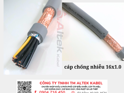 Cáp điều khiển, tín hiệu 16x1.0 Đà Nẵng, Hồ Chí Minh, Hà Nội 0