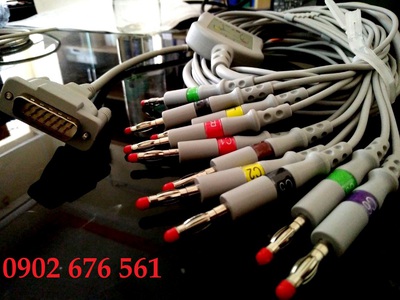 Dây Cáp Điện Tim Cho Máy Điện Tim 0