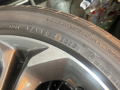 Thanh lý bộ 04 mâm zin tháo xe Civic kèm lốp 215/50R17 date 23 2