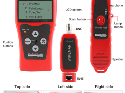 Phân phối máy test, đo số mét/feet dò tín hiệu trong tường mã NF-308, NF8108 chính hãng Noyafa 9