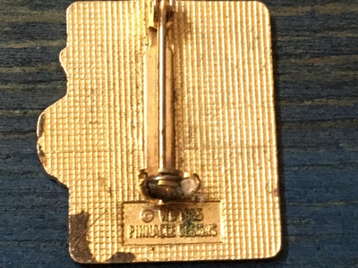 Pin lướt ván California, USA, chất liệu hợp kim đồng sơn màu, dành cho sưu tầm, giá cho ae sưu tầm: 1