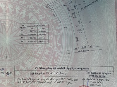 Chính chủ cần bán lô đất gồm 3 sổ liền kề thành phố cà mau, tỉnh cà mau 4