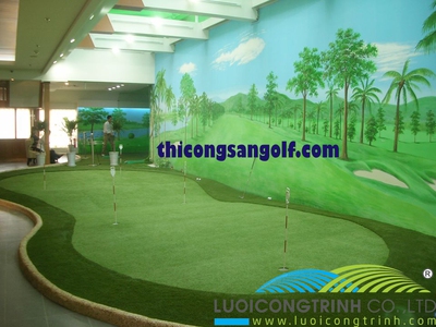 Quinngolf Đơn vị thi công phòng Golf 3D 1