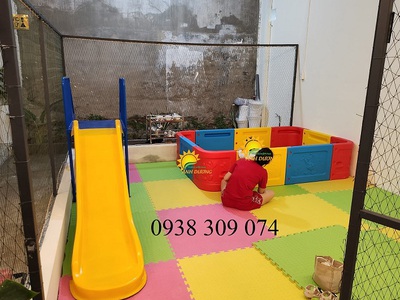 Cầu trượt đơn cho bé, cầu trượt giá rẻ, cầu trượt hồ bơi 4