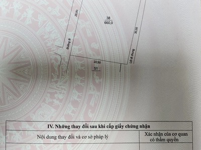 Bán đất vân nội đa ,660m, mt 30m ,ngõ thông tứ phía ,oto 7 chỗ vào đất, xây biệt thự ,làm bể bơi , 2