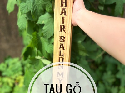 Cung Cấp Tay Nắm cửa Gỗ, TAY GỖ NHẬN KHẮC LOGO, tay gỗ khắc chữ 6