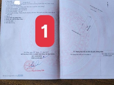Bán đất mt đường nguyễn tất thành - kẹp kiệt bên hông 5m rất thoáng 0