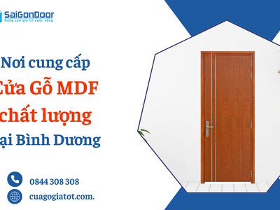 Cửa gỗ công nghiệp MDF chất lượng tại Bình Dương 1