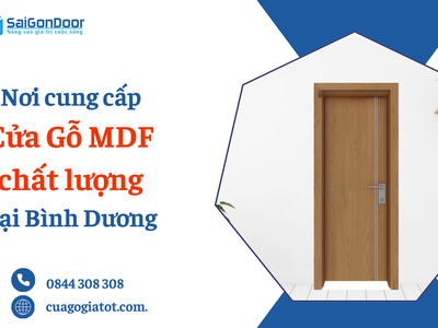 Cửa gỗ công nghiệp MDF chất lượng tại Bình Dương 2
