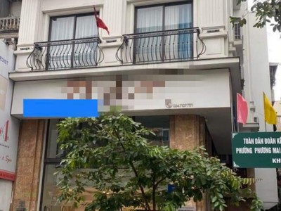 Nhà mặt phố Phương Mai Đống Đa 100m x 7T  giá 125 Triệu, vỉa hè, lô góc, thang máy 0