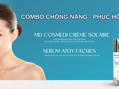 COMBO chống nắng   Phục hồi MD COSMEDI 0