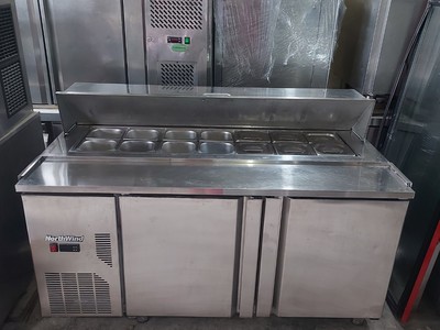 Thanh lý bàn mát salad inox 1m5 Northwind 1