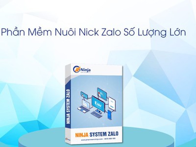 Ninja System Zalo   Phần mềm nuôi nick Zalo số lượng lớn tự động 0