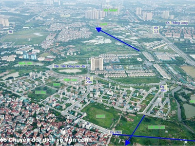 Đừng mua đất dv khi chưa xem lô sau có mt rộng nhất khu đô thị vân canh   đơn giá đầu tư cực tốt 0