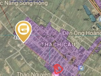 Chỉ 13.5 triệu/m2 đất siêu đẹp khu thạch cầu, mặt tiền 8.6m, ngõ 4m thông thoáng. diện tích 188m2 0